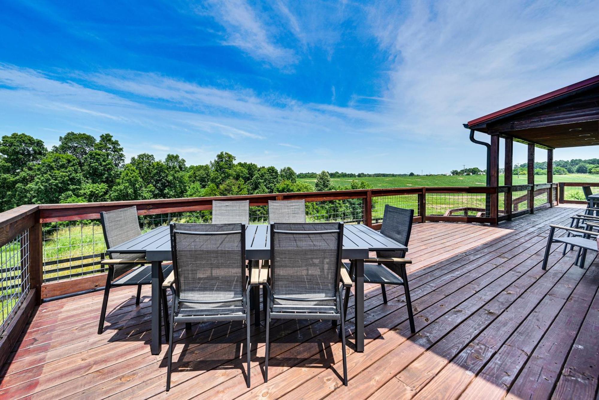 Scenic Getaway With Deck 7 Mi To Mammoth Cave Park! Villa Brownsville Luaran gambar